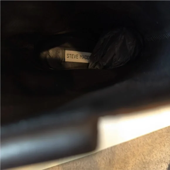 Steve Madden Hardy Brown Leather Boots - Picture 5 of 9